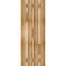 Ekena Millwork Spaced Board-n-Batten Shutters w/Z-Bar, Rough Sawn Western Red Cedar, 23W x 61H, PR RBS06Z23X061RWR - alternate 2